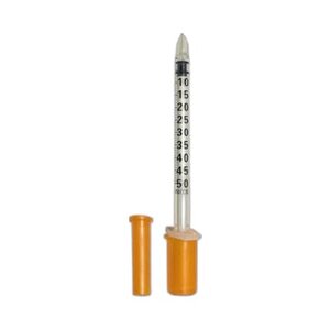 JERINGA INSULINA C/AG 0,5ML 0,30x8MM 10