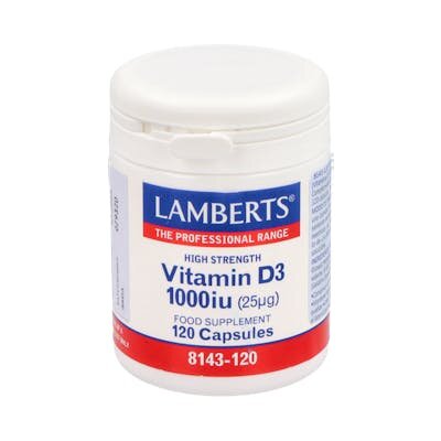 VITAMINA D3 120CAP 1000 UI 8143 LAMBERTS
