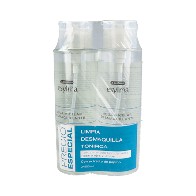 ACOF. ESYLMA AGUA MICELAR 2X500 ML