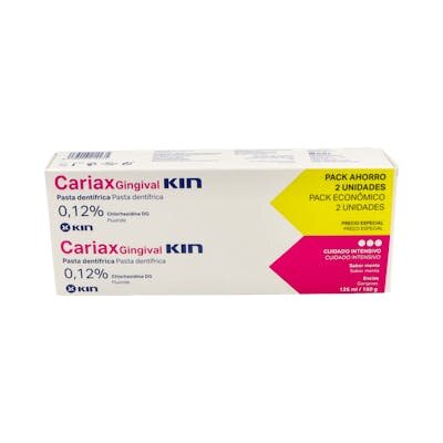 CARIAX GINGIVAL PASTA 125 ML PACK 2 UD