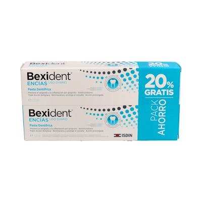 DUO BEXIDENT ENC DIARI PASTA 125ML 20%GR