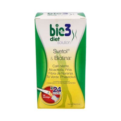 BIE 3 DIET SOLUCION 24 STICKS 4 GRAMOS