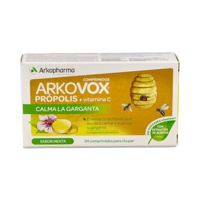 ARKOVOX PROPOLIS VITAMINA C 24COMP MENTA