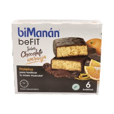 BIMANAN PRO BARRITA CHOCO NARANJA 6UX27G
