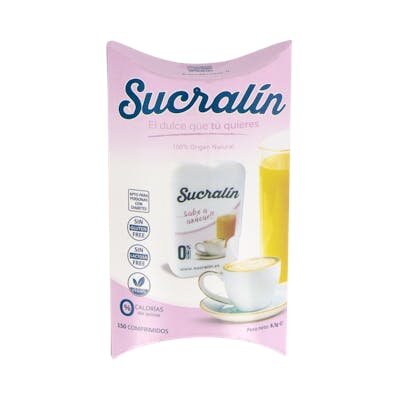 SUCRALIN SUCRALOSA ENDULZANTE 150 COMP
