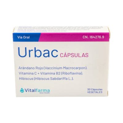 URBAC 30 CAPSULAS VITALFARMA