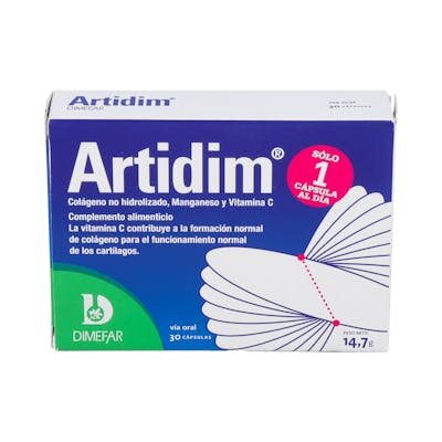 ARTIDIM UC-II 30 CAPSULAS DIMEFAR