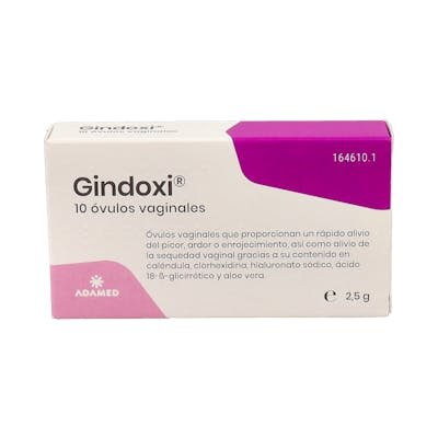 GINDOXI 10 OVULOS VAGINALES