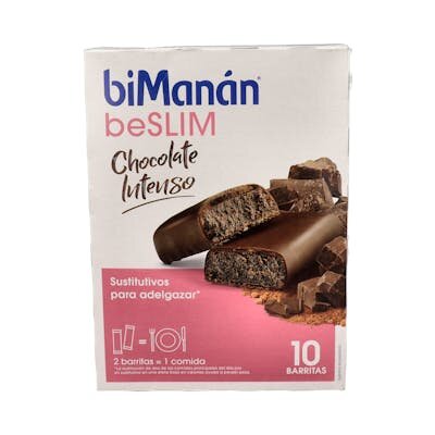 BIMANAN CHOCO INTENSO 10 BARRITAS