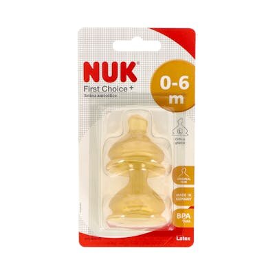 TETINA FC NUK LECHE LATEX 1 L 2 UD