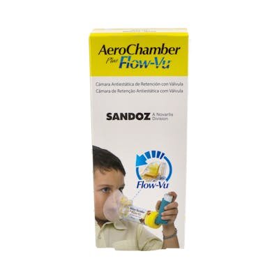 AEROCHAMBER PLUS FLOW VU INFANTIL AMARIL