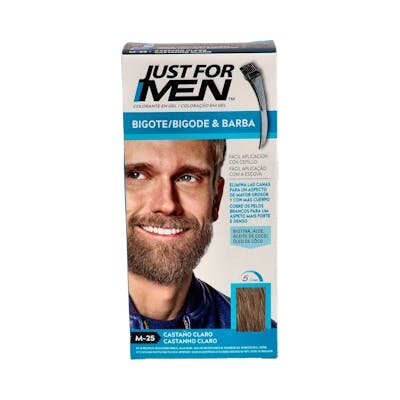 JUST FOR MEN BARBA BIGOTE CASTAÑO CLARO