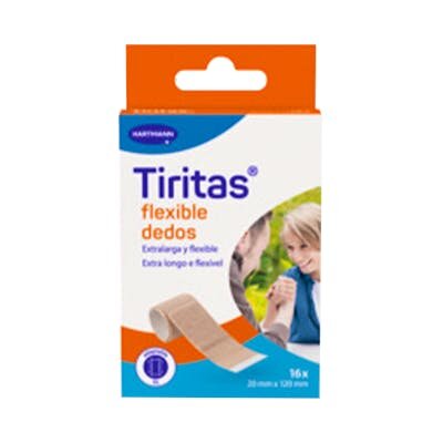TIRITAS TELA ELASTIC DEDOS EXTRA LARGAS