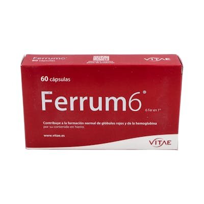 FERRUM6 60 CAPSULAS                VITAE