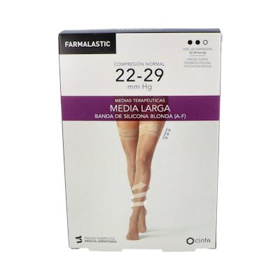 MEDIA LARGA FARMALASTIC CAMEL BLOND PQ