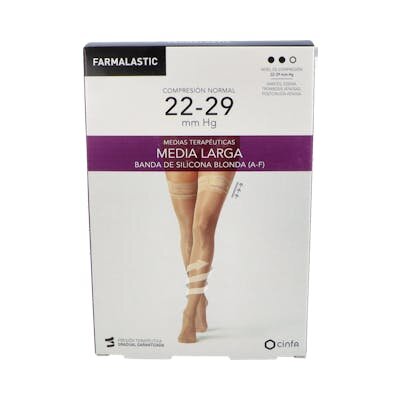 MEDIA LARGA FARMALASTIC CAMEL BLONDA RP.