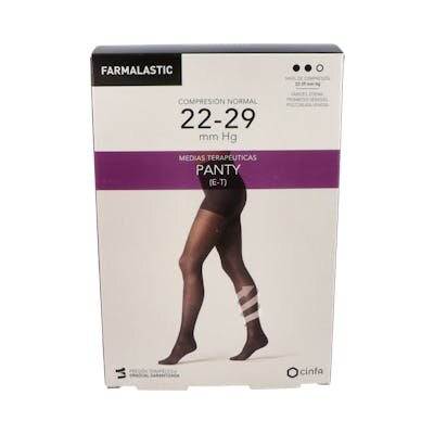 PANTY FARMALASTIC NEGRO T/GDE