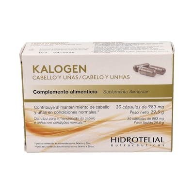 HIDROTELIAL KALOGEN CABELLO UÑAS 30 CAPS
