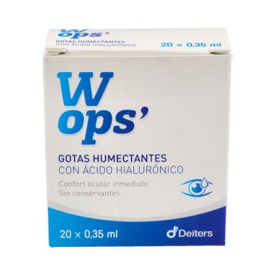 WOPS GOTAS HUMECTANTES 0 35 ML X 20 MONO