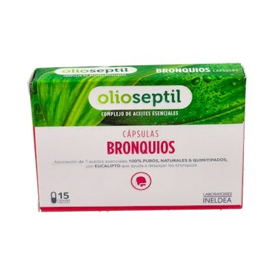 OLIOSEPTIL BRONQUIOS 15 CAPSULAS INELDEA