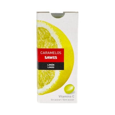 SAWES CARAMELOS LIMON S/A BLISTERS