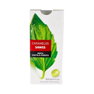 SAWES CARAMELOS MENTA S/AZ. BLISTER