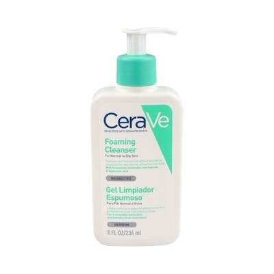 CERAVE GEL LIMPIADOR ESPUMOSO 236ML