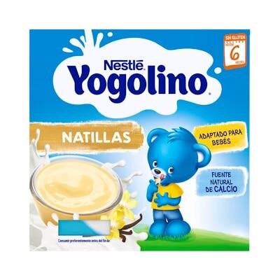 YOGOLINO NATILLAS VAINILLA 4 X 100 GR