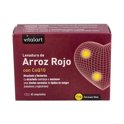 LEVADURA ARROZ ROJ COQ10 60COM VITALART