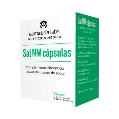 SAL NM 60 CAPS 1000MG CLORURO SODIO