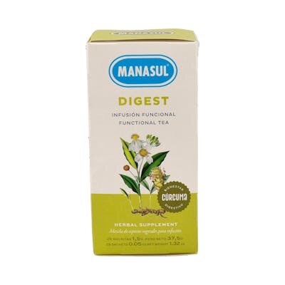 MANASUL DIGEST CURCUMA 25 FILTROS