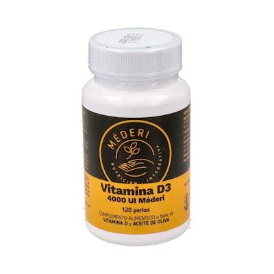 VITAMINA D3 4000UI 120 PERLAS MEDERI NUT