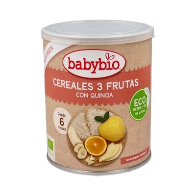 BABYBIO CEREALES 3 FRUTAS & QUINOA 220 G
