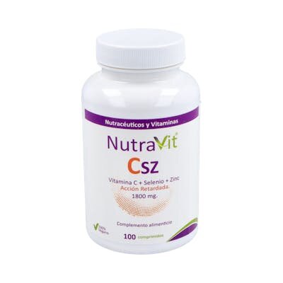 CSZ VIT C+SELEN+ZINC 100COMP NUTRAVIT