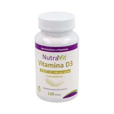 NUTRAVIT VITAMINA D3 120 PERLAS NUTRAVIT