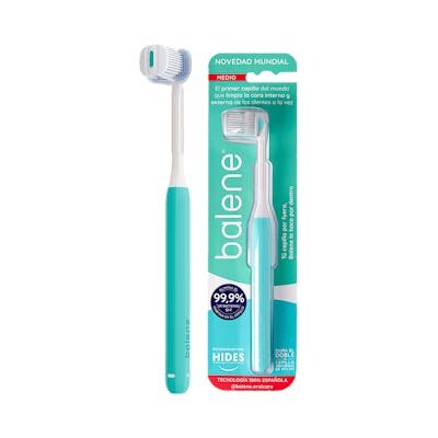 CEPILLO DENTAL BALENE MEDIO AGUAMARINA