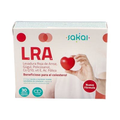 LRA LEVADURA ROJA ARROZ 30CAPS SAKAI
