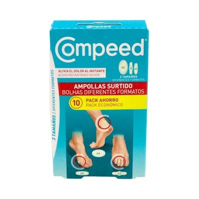 COMPEED AMPOLLAS SURTIDO 3 TAMAÑOS 10UD