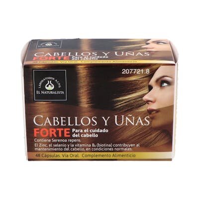 EL NATURALIST CABELLO Y UÑA FORTE 48CAPS