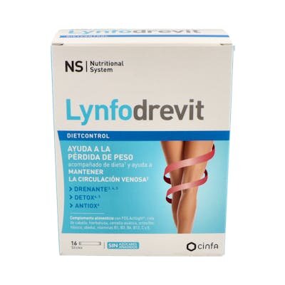 NS DIETCONTROL LYNFODREVIT 16 STICKS