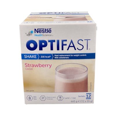OPTIFAST BATIDOS 12 SOBRES 55 G FRESA