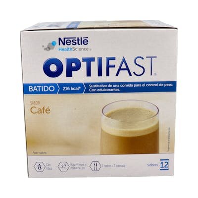 OPTIFAST BATIDOS 12 SOBRES 55 G  CAFE