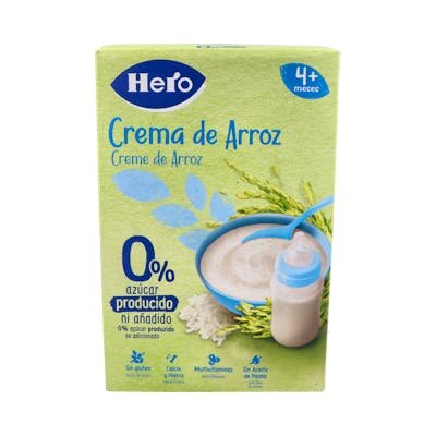 HERO CREMA DE ARROZ SIN GLUTEN 220 GRS