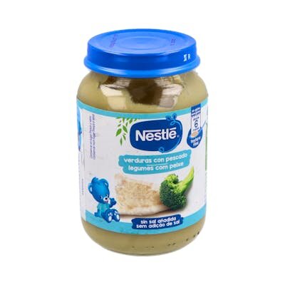 NESTLE VERDURAS PESCADO TARRO 190 GR