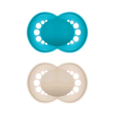 CHUPETE MAM ORIGIN SILICONA AZUL +16M 2U