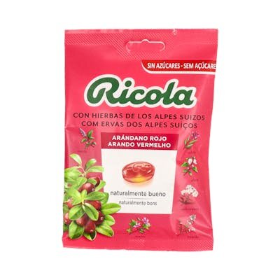 RICOLA ARANDANOS S AZUCAR BOLSA 70G
