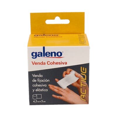 VENDA GALENO ELAST COHES BLANCA 4,5CMx5M