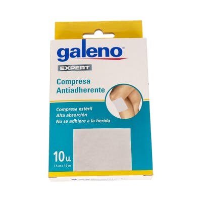 GALENO COMPRESA ANTIADHERENTE 10 U