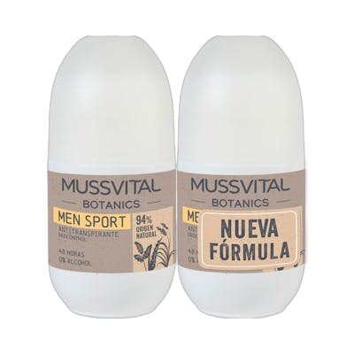 MUSSVITAL BOTANICS DESODOR MEN 2x75 ML