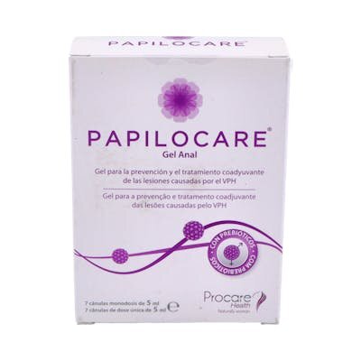 PAPILOCARE  GEL ANAL 7 CANULAS 5 ML
